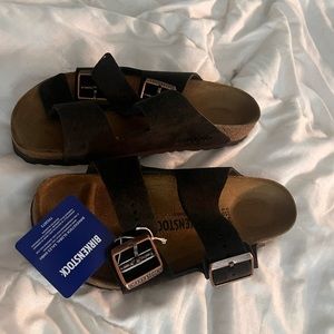 Brand New - Birkenstock Arizona Mocha Suede Sandal - size 39 (8)